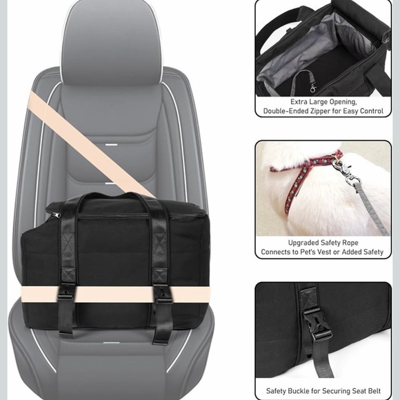 Black Dog Carrier Tote - Picture 6 of 8